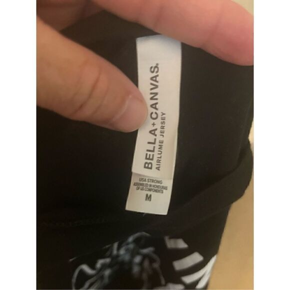 Bella Canvas Black Long Sleeve T-Shirt. Size Medium - Picture 2 of 5